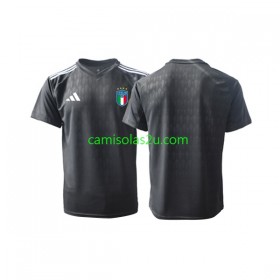 Camisolas de futebol Itália Guarda Redes Equipamento Alternativa 2023 Manga Curta